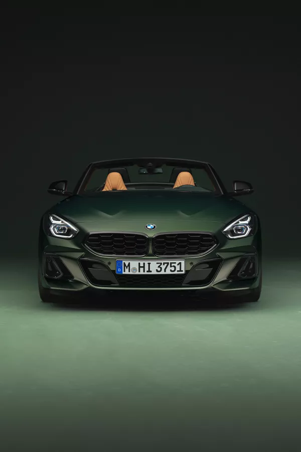 BMW Z4 Riviera Blue Front View